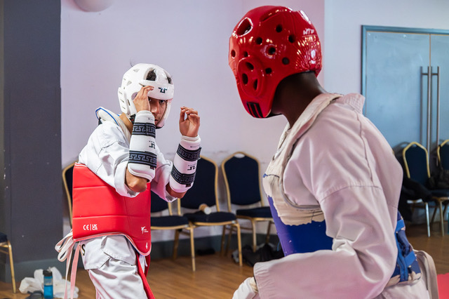 Taekwondo grading ceremony